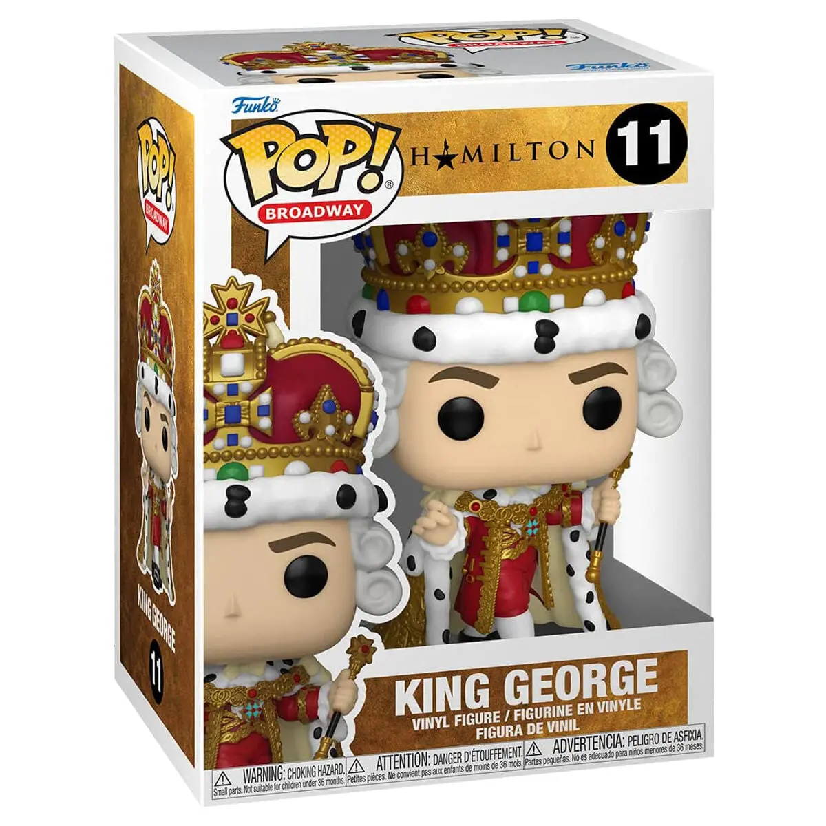 Funko Pop! Broadway: Hamilton King George Vinyl Figure #11 1
