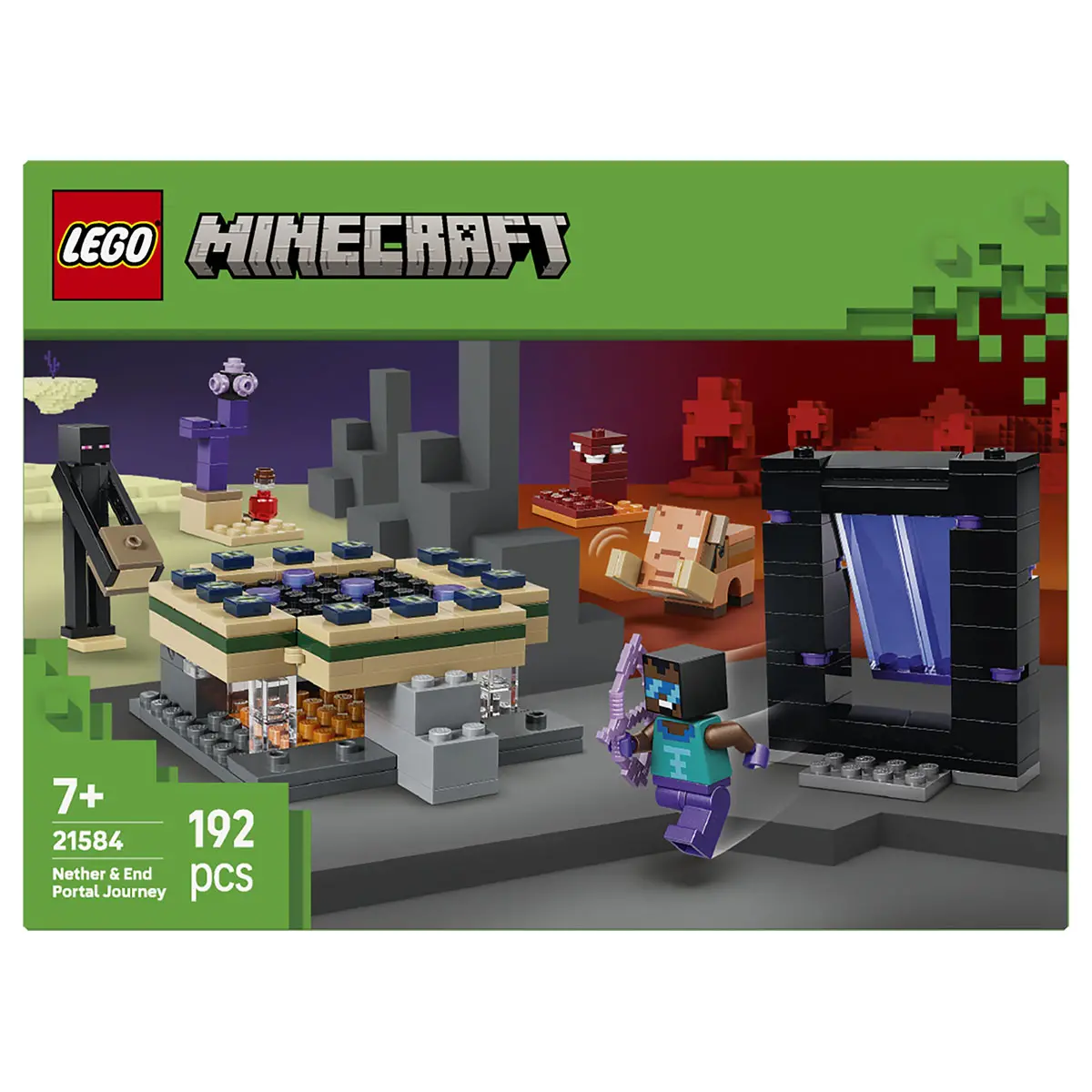 Lego Minecraft Nether & End Portal Journey 21584 Building Set 1