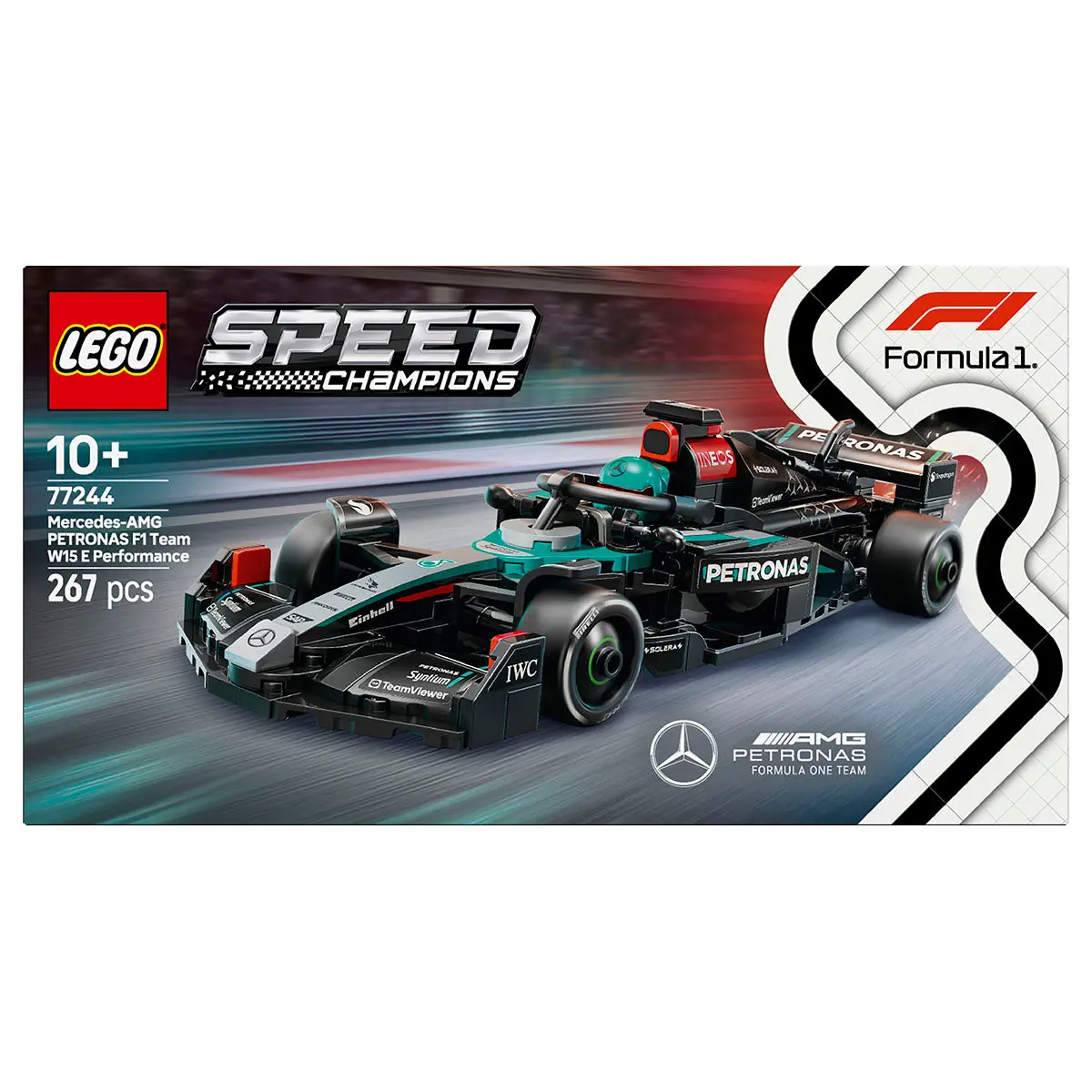 Lego Formula 1 Mercedes-Amg W15 Race Car 77244 Building Set 1
