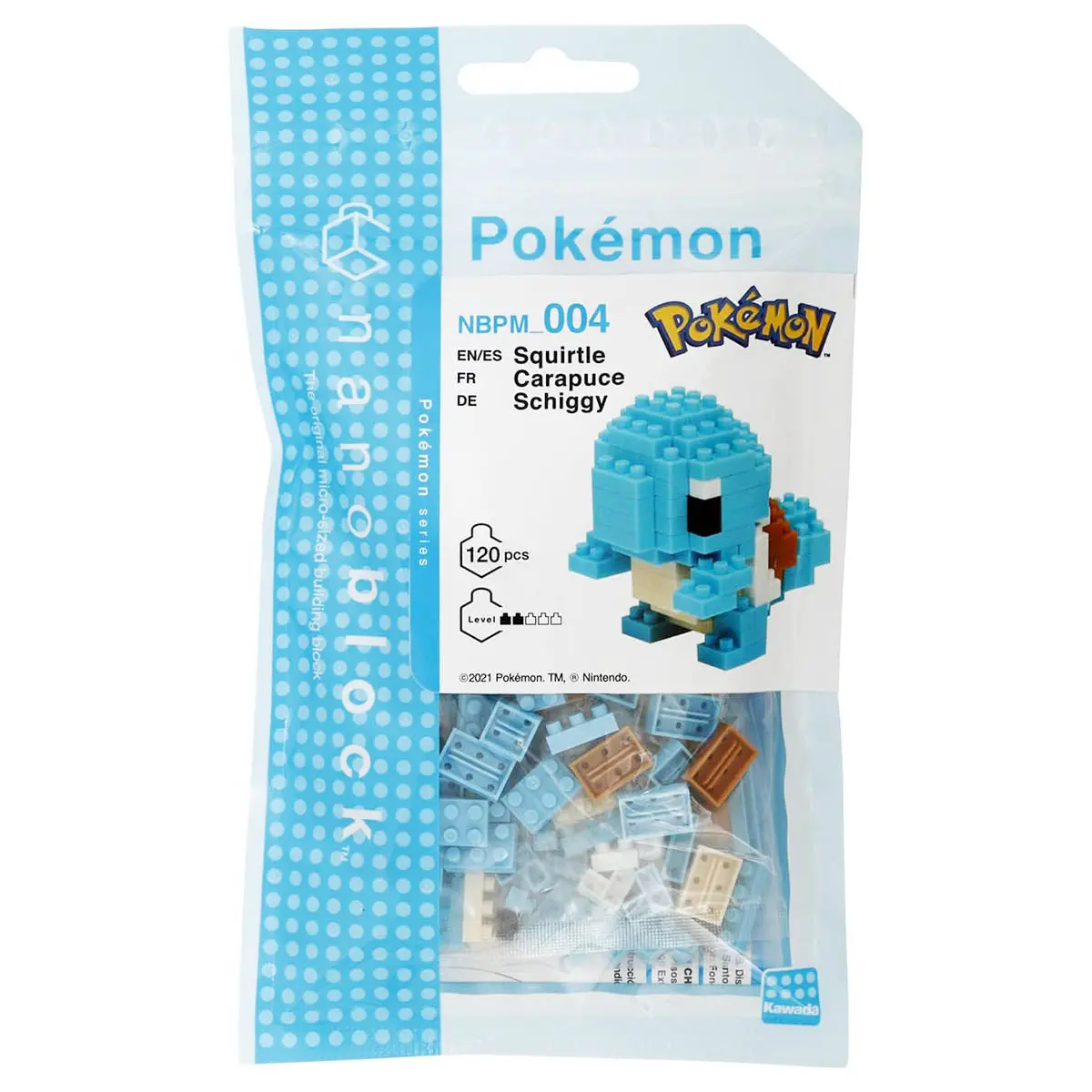 Nanoblock Pokémon: Squirtle Micro-Sized Building Set 1