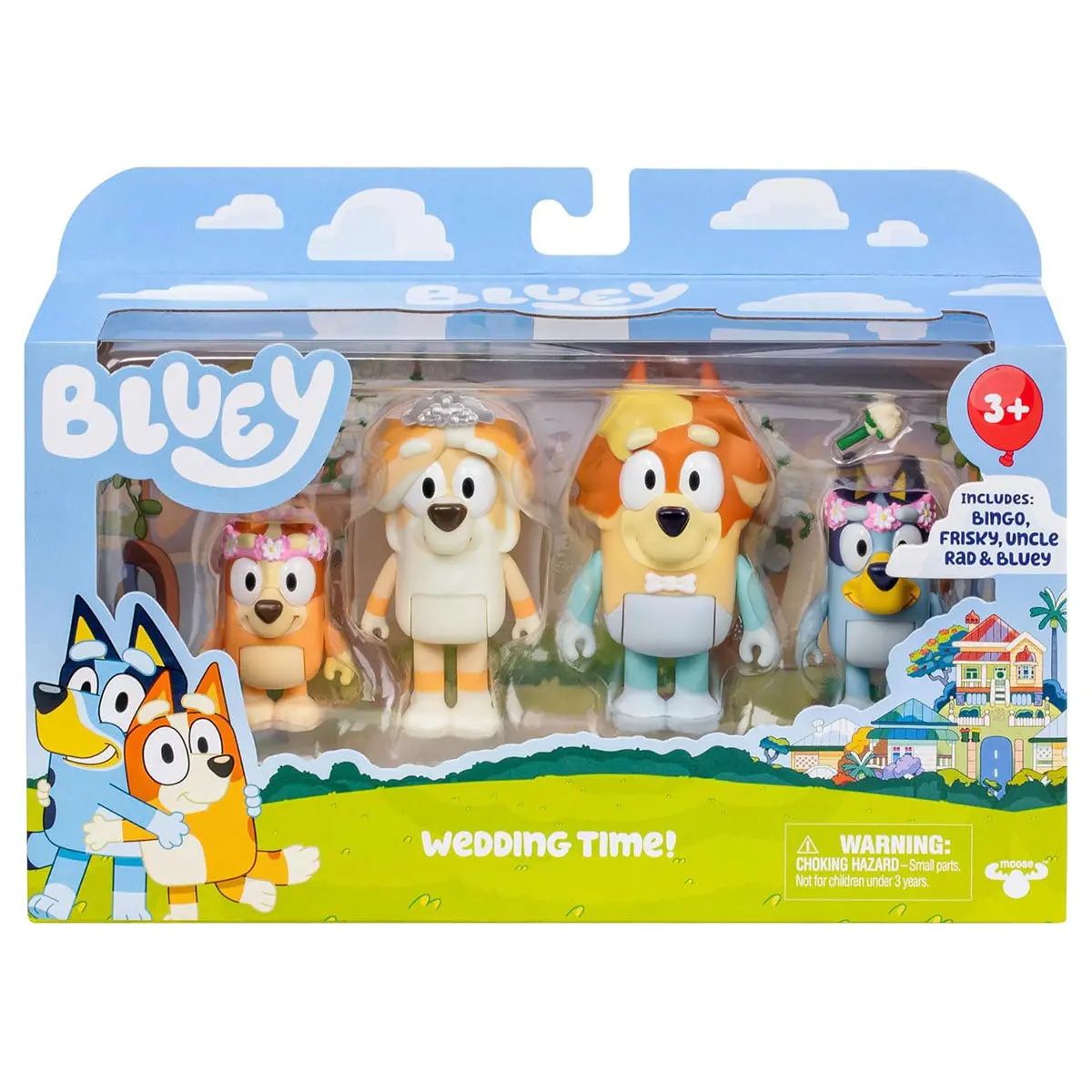 Bluey Wedding Time Figures (4 Pack) 1