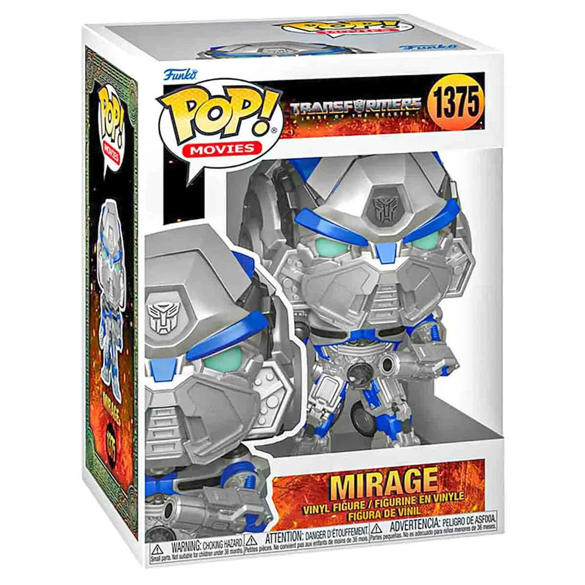 Funko Pop! Movies: Transformers: Rise Of The Beasts: Mirage Vinyl Figure #1375 1