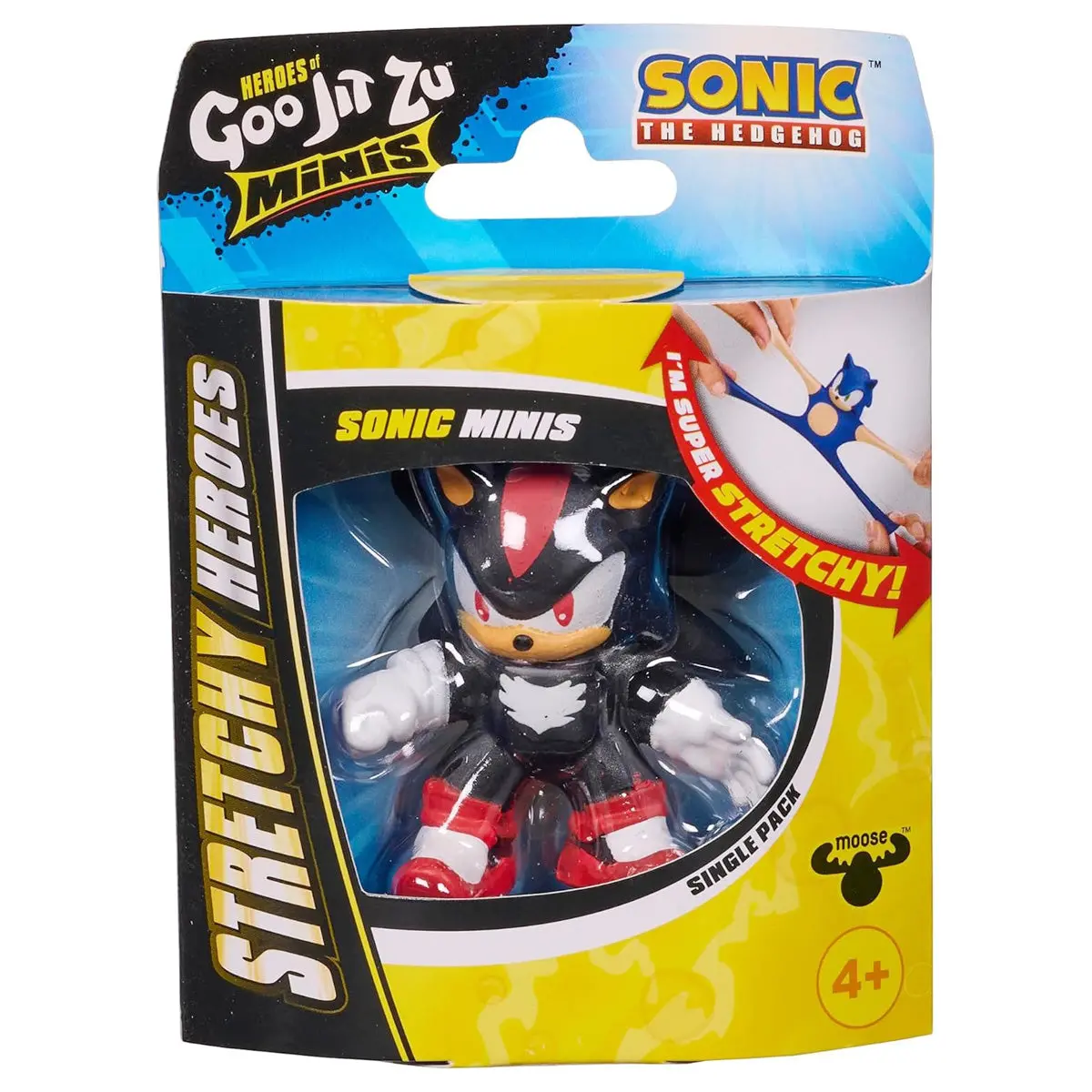 Heroes Of Goo Jit Zu Minis Sonic The Hedgehog Shadow 2.5" Stretch Figure 1