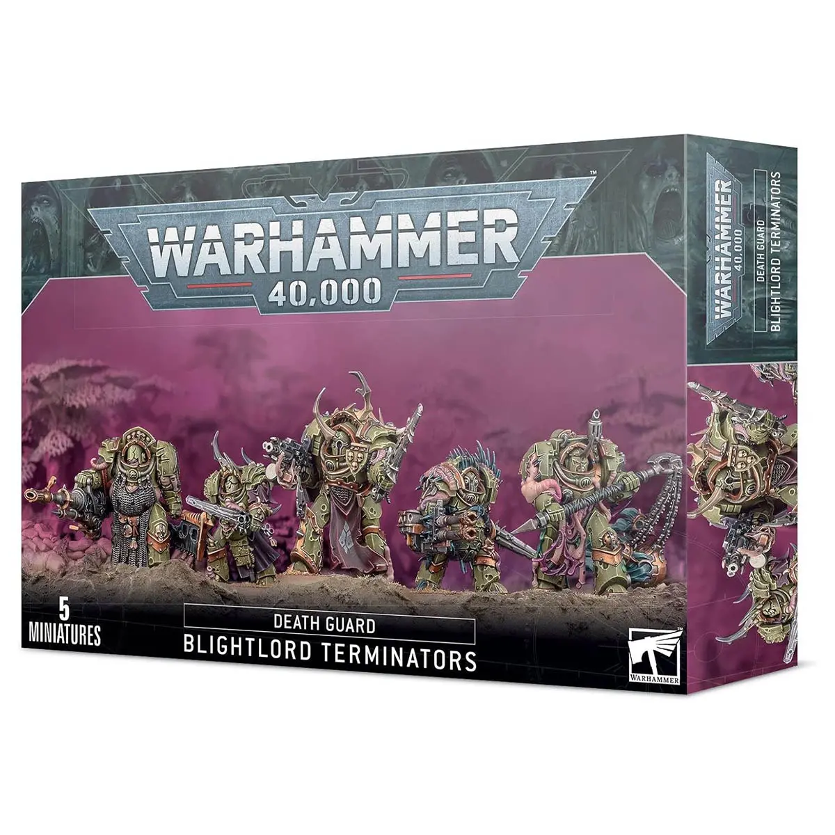 Warhammer 40,000 Death Guard: Blightford Terminators Miniatures Set 1