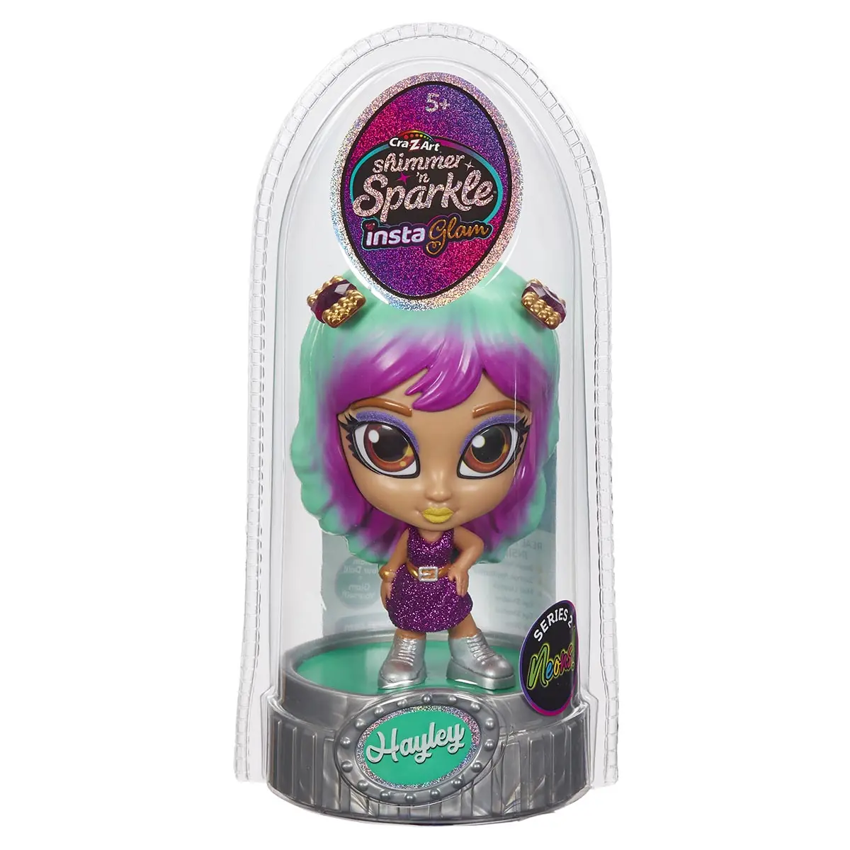 Shimmer 'N Sparkle Instaglam Series 2 Neon Hayley Doll 1