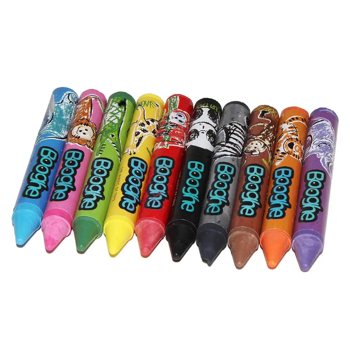 Booghe Organic Jumbo Crayons (10 Pack) 2