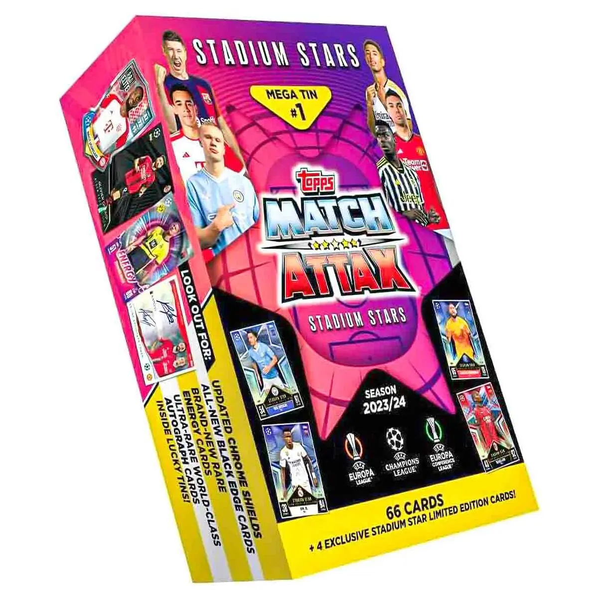 Topps Match Attax Trading Card Game 2023/24 Uefa Mega Tin (Styles Vary) 1
