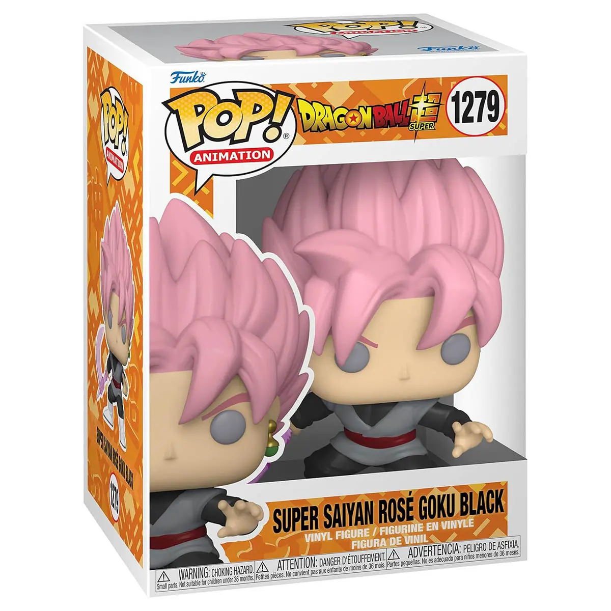 Funko Pop! Animation: Dragon Ball: Super Saiyan Rosé Goku Black With Scythe Vinyl Figure #1279 1