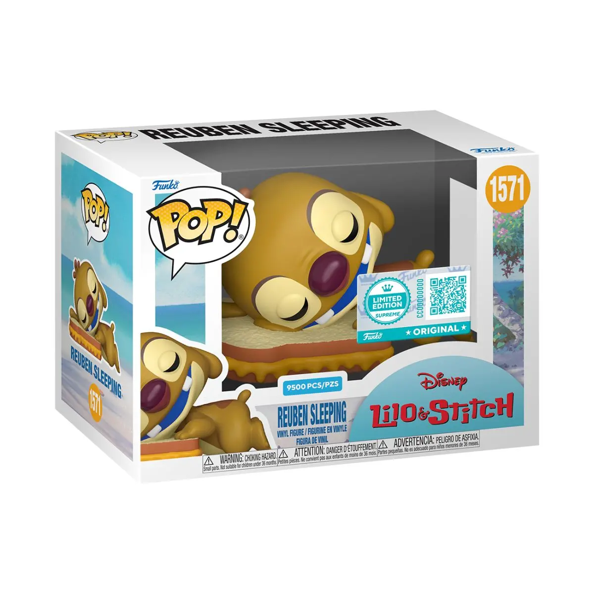 Funko Pop! Supreme 1571: Disney Lilo & Stitch – Reuben Sleeping (Booghe Exclusive) 1