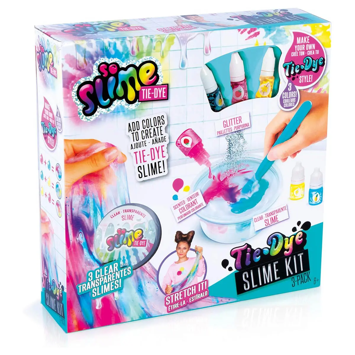 So Slime: Tie-Dye Slime Kit (3 Pack) 1