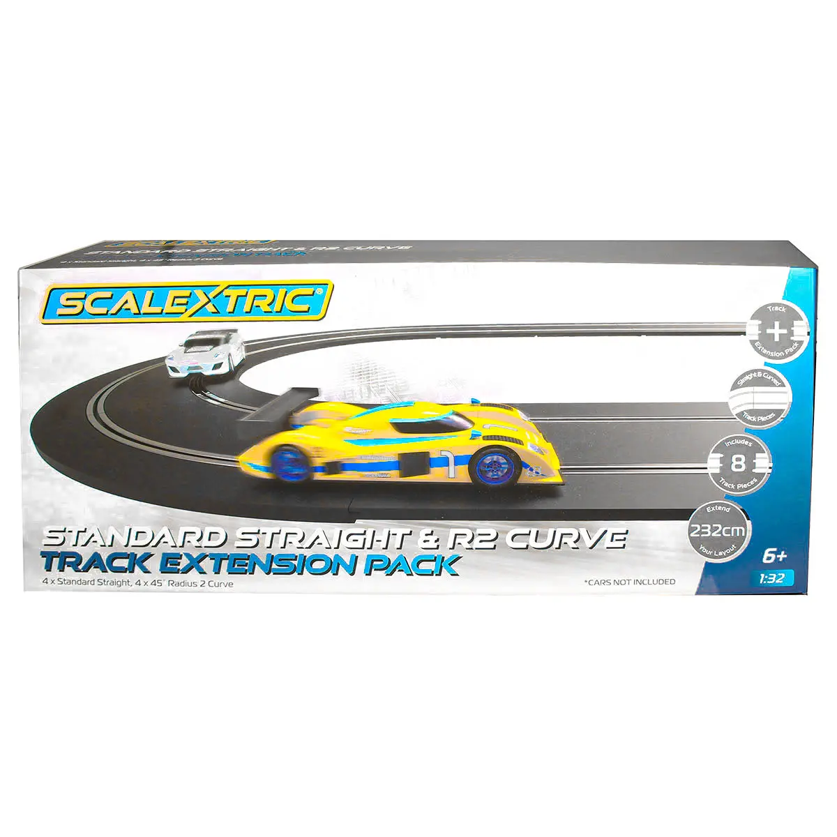 Scalextric Standard Straight & R2 Curve Track Extension Pack 1