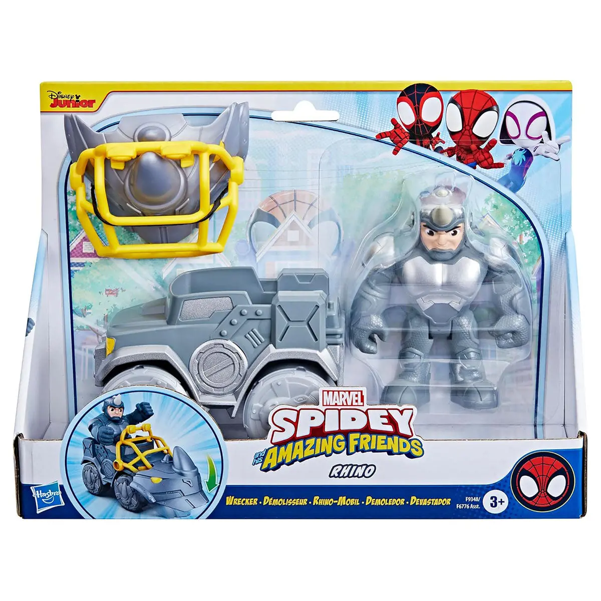 Marvel Spidey And His Amazing Friends: Rhino Wrecker Vehicle 1