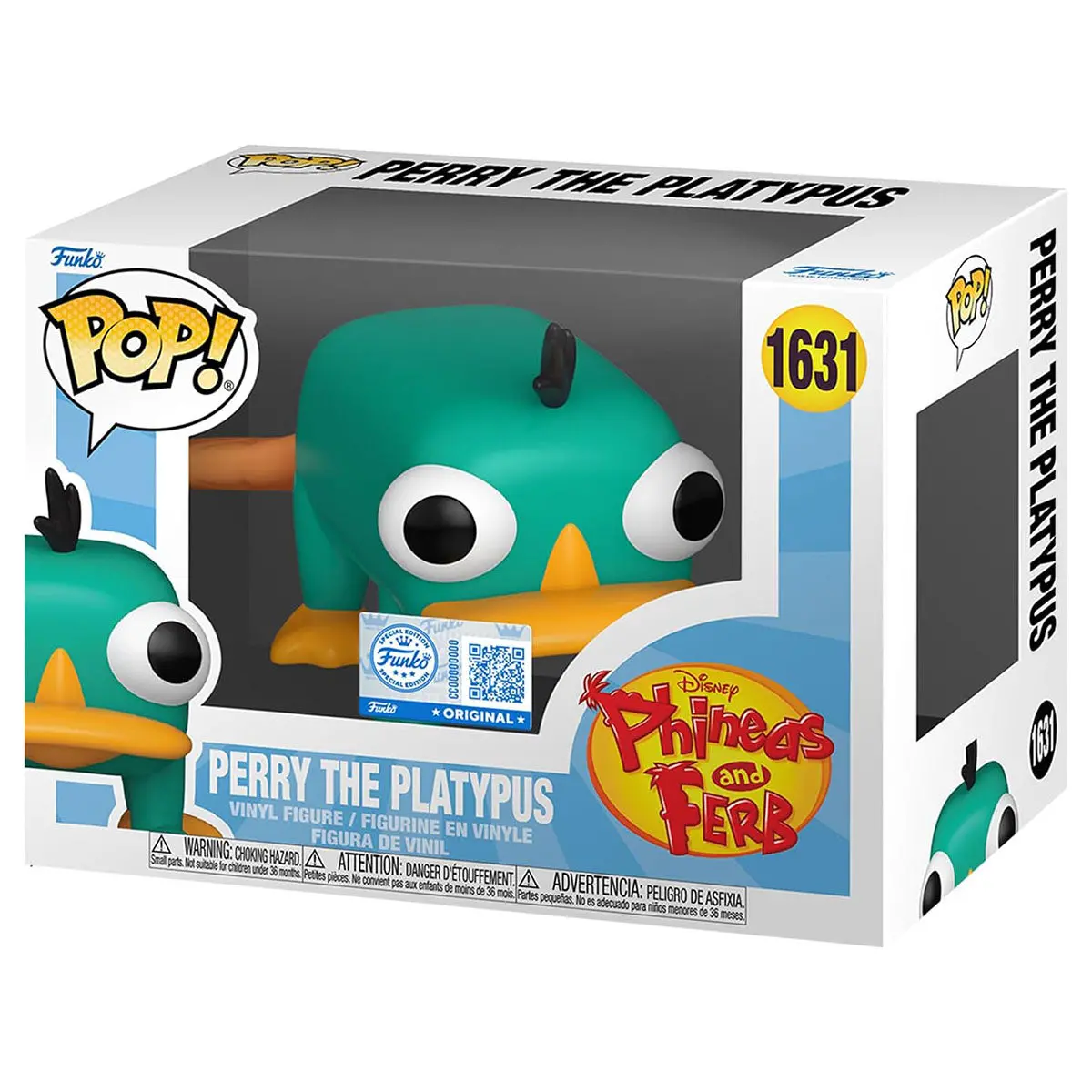 Funko Pop! Disney: Phineas And Ferb: Perry The Platypus Vinyl Figure #1631 1