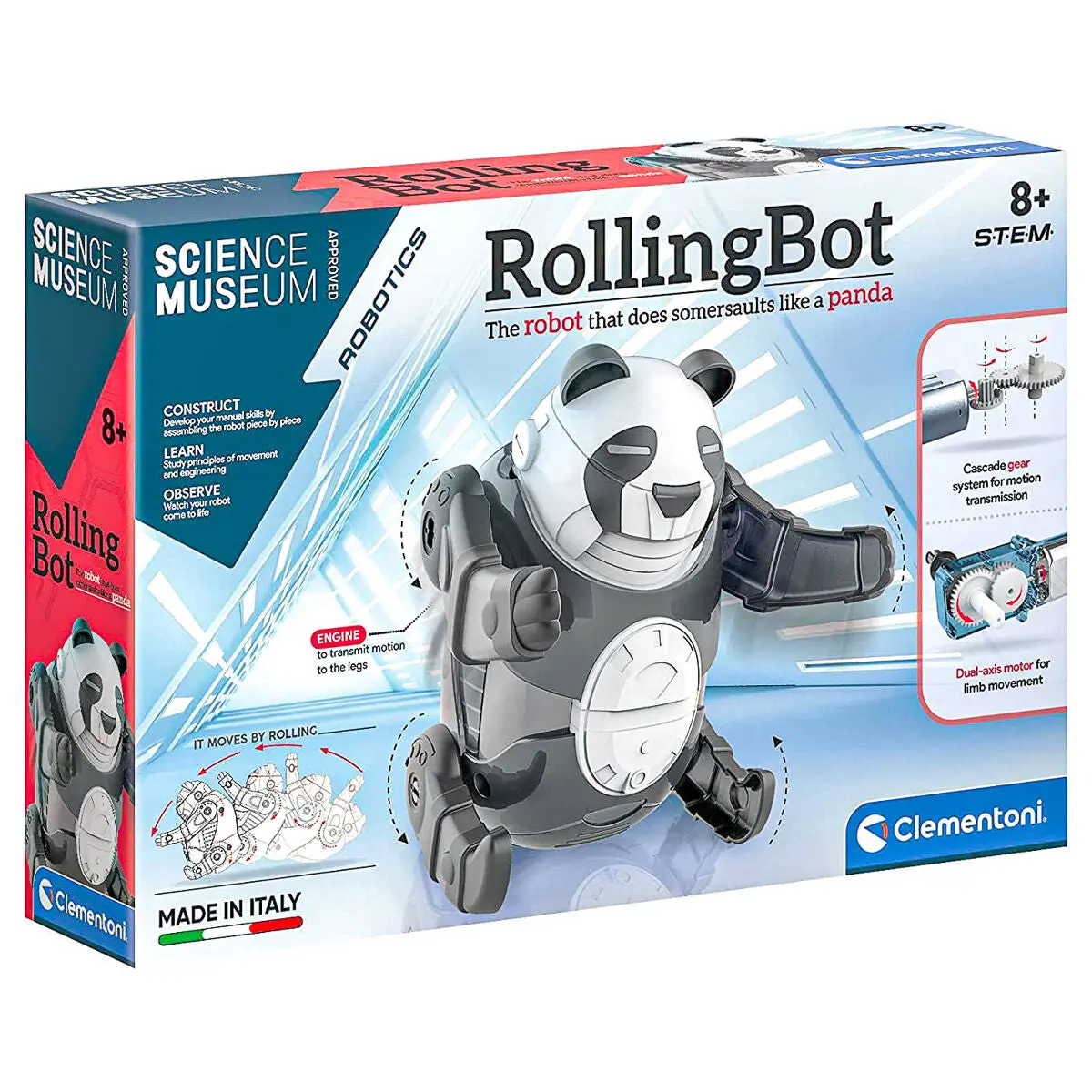 Science Museum Rolling Bot Panda Building Set 1