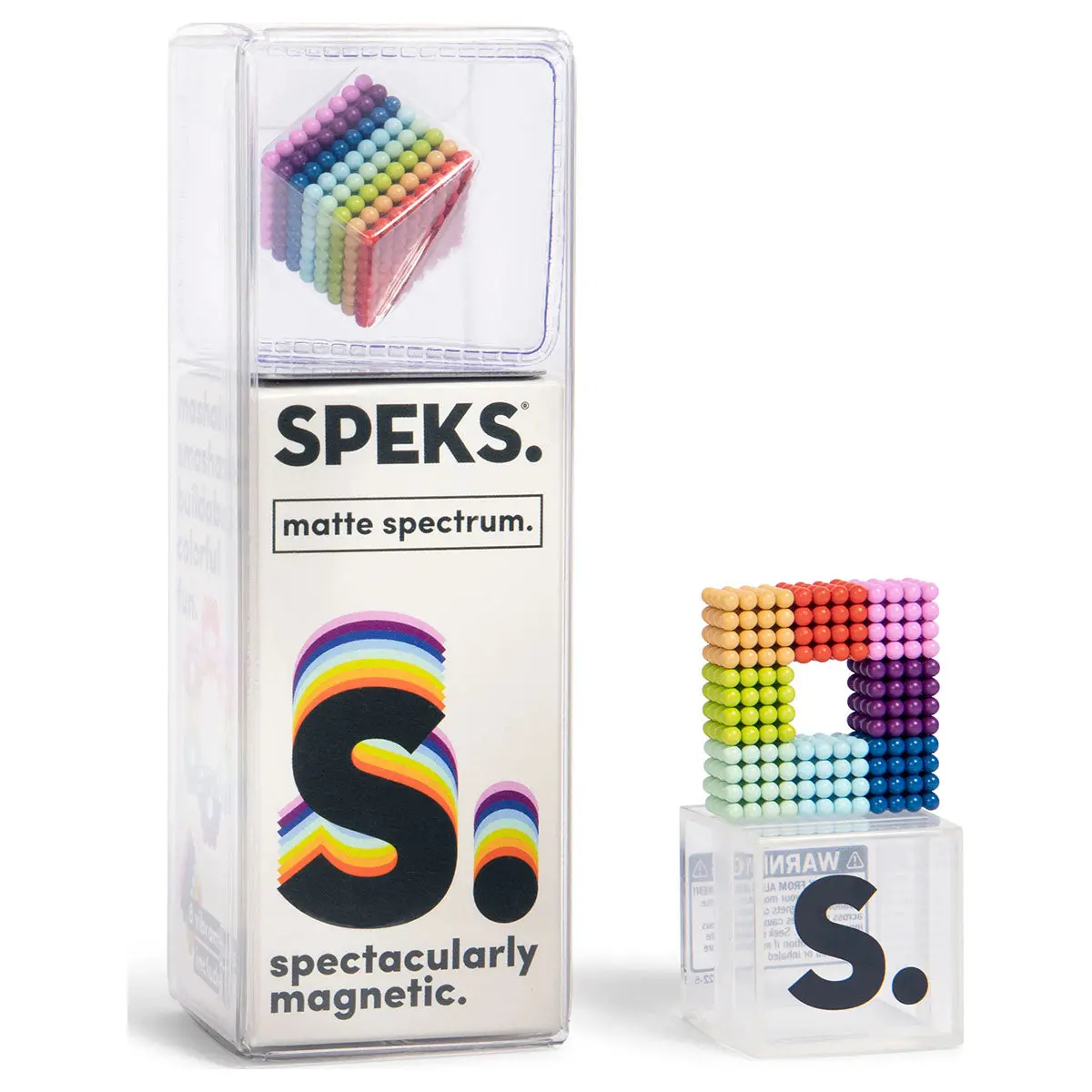 Speks Matte Spectrum Magnetic Fidget Balls (14+) 1
