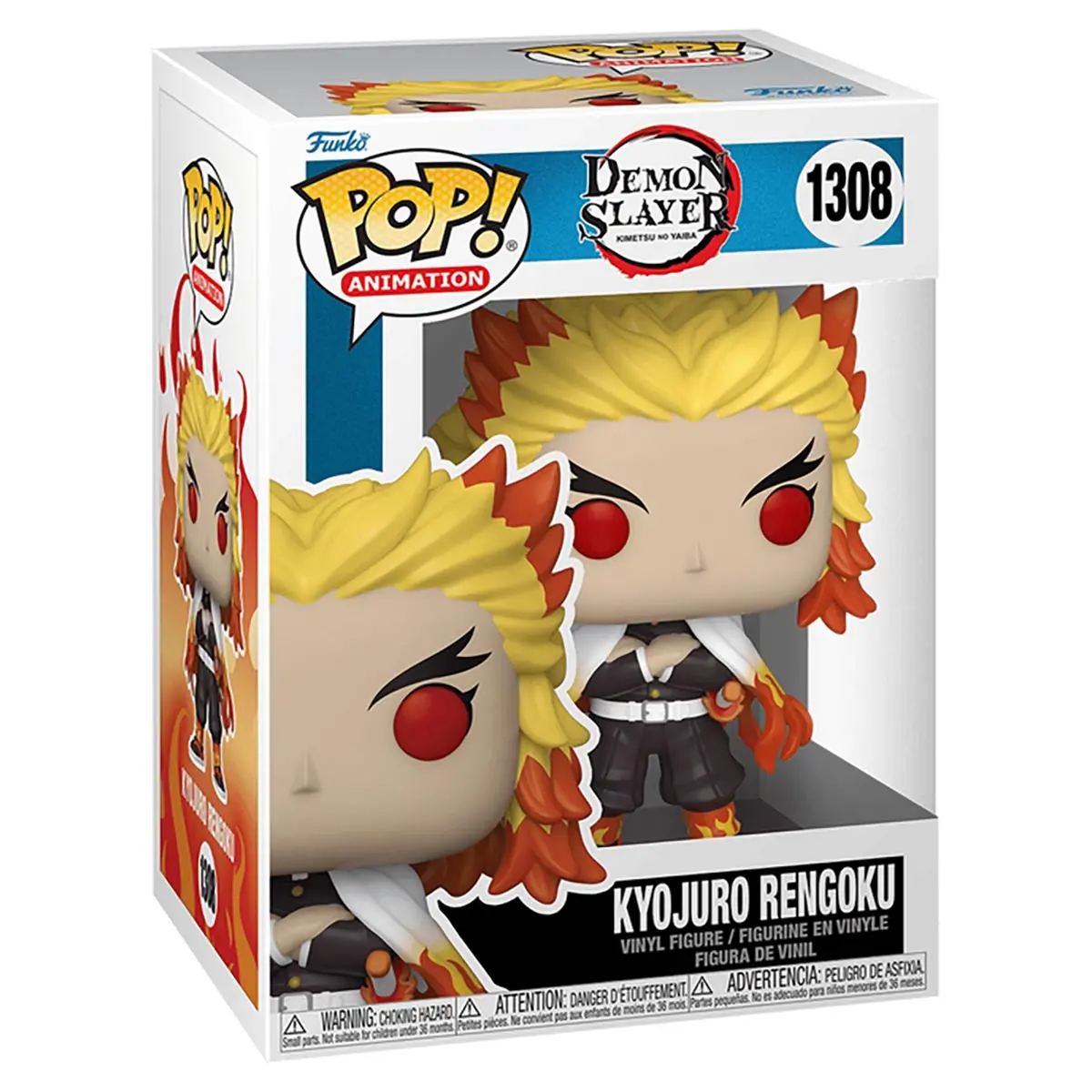 Funko Pop! Animation: Demon Slayer: Kyojuro Rengoku Vinyl Figure #1308 1