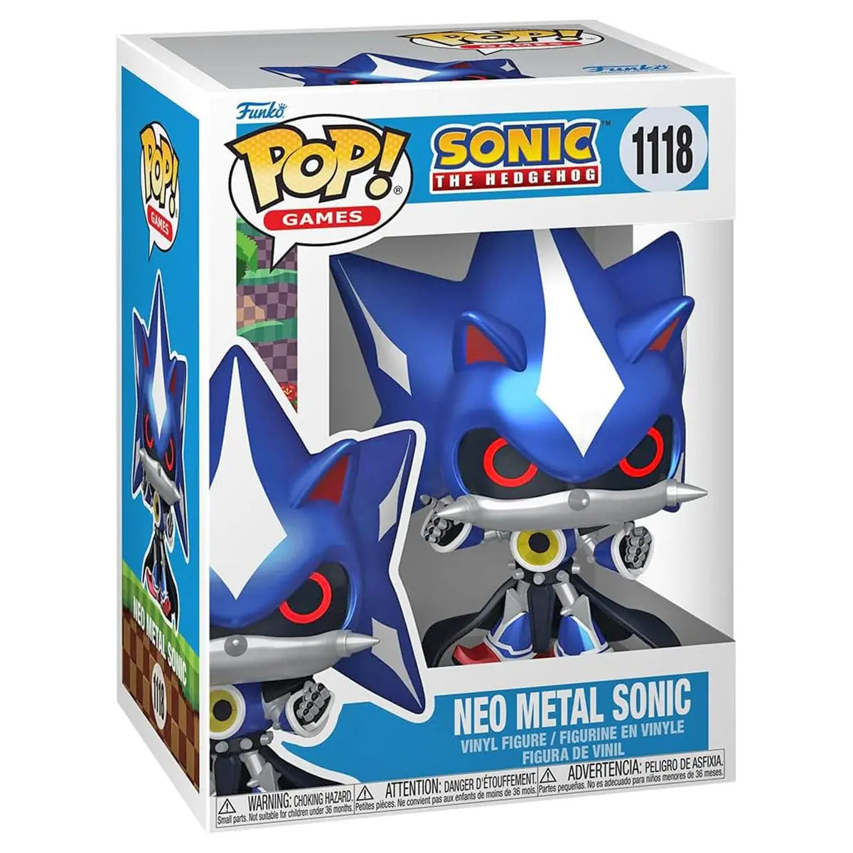 Funko Pop! Games: Sonic The Hedgehog: Neo Metal Sonic Vinyl Figure #1118 1