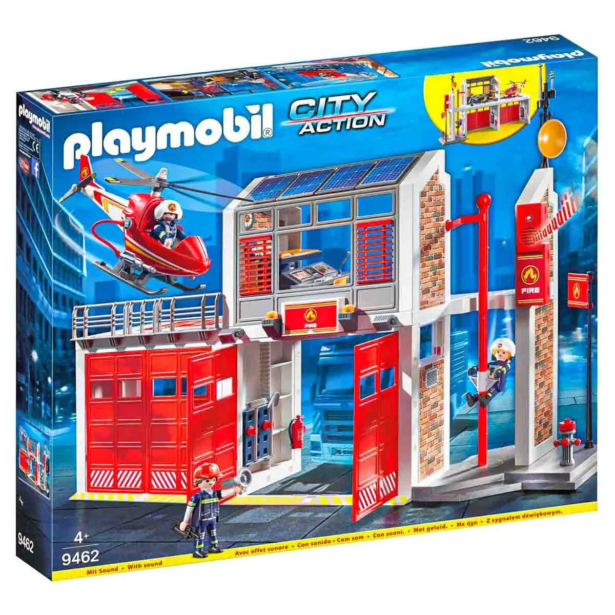 Playmobil City Action Large Fire Station Playset 1