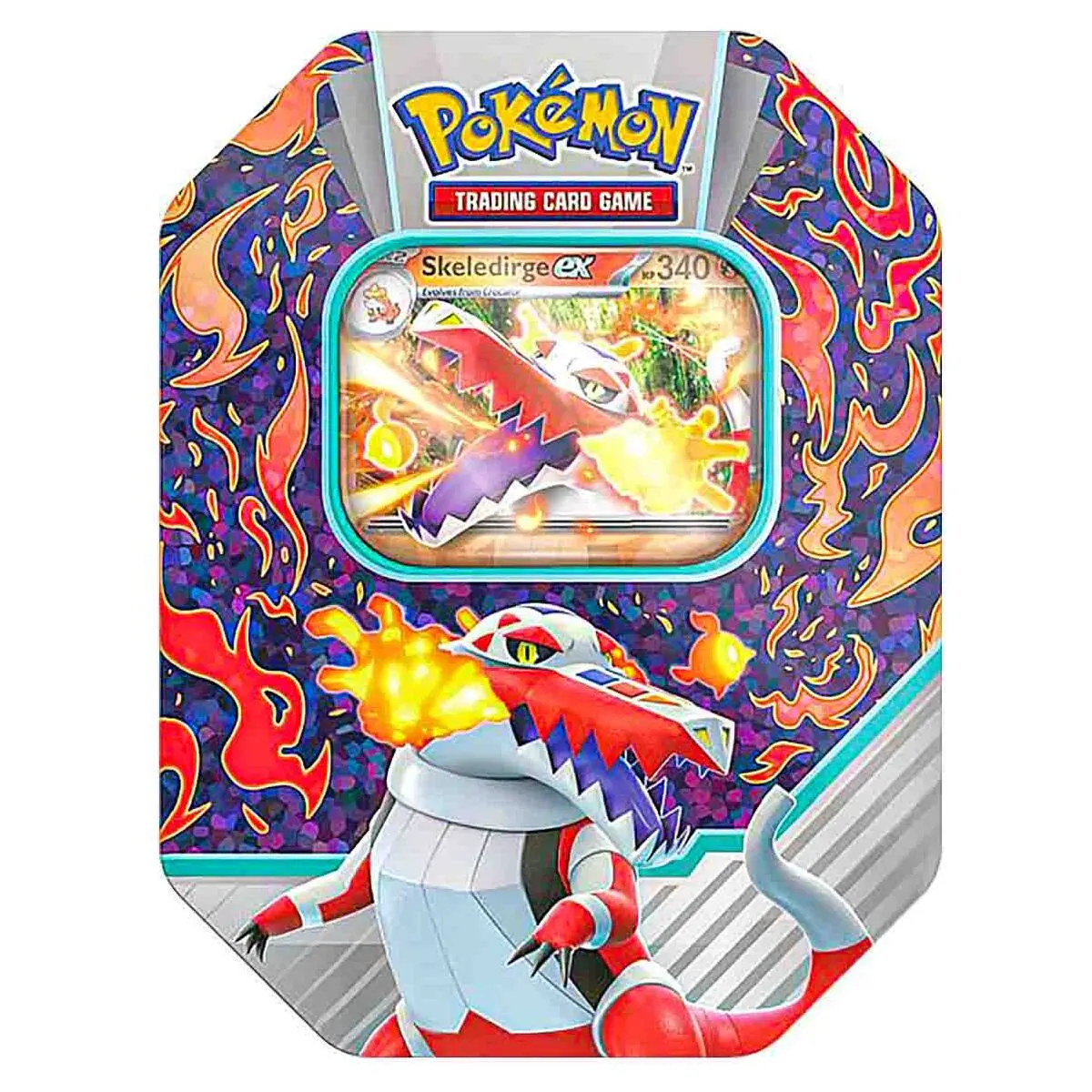 Pokémon Tcg: Scarlet & Violet Paldea Partners Skeledirge Ex Tin 1