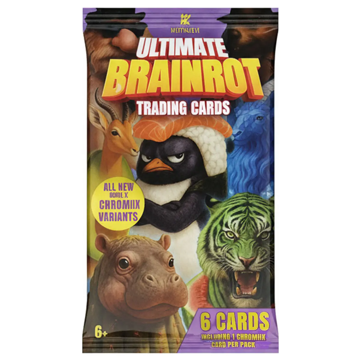 Ultimate Brainrot Trading Cards Wave 2 Pack 1