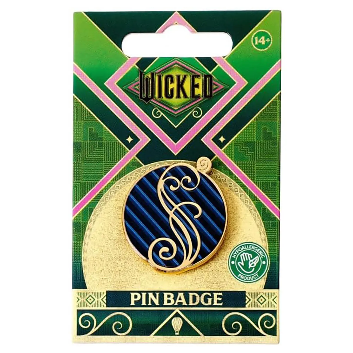 Wicked Blue Shiz Logo Pin Badge 1