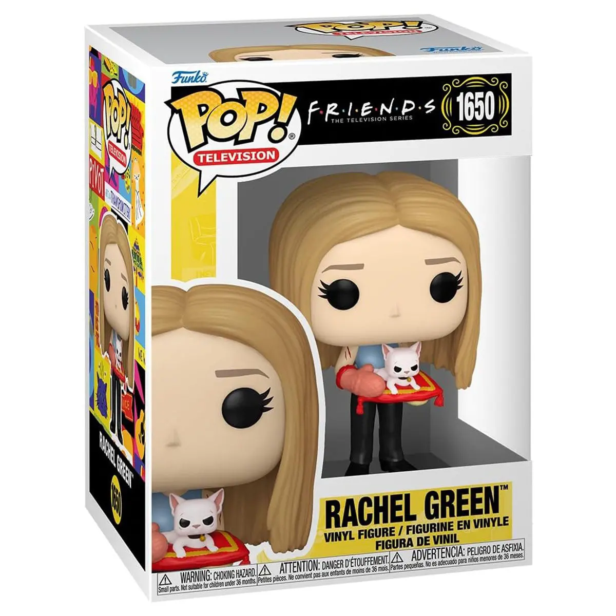 Funko Pop! Television: Friends Tv: Rachel Green With Cat Vinyl Figure #1650 1