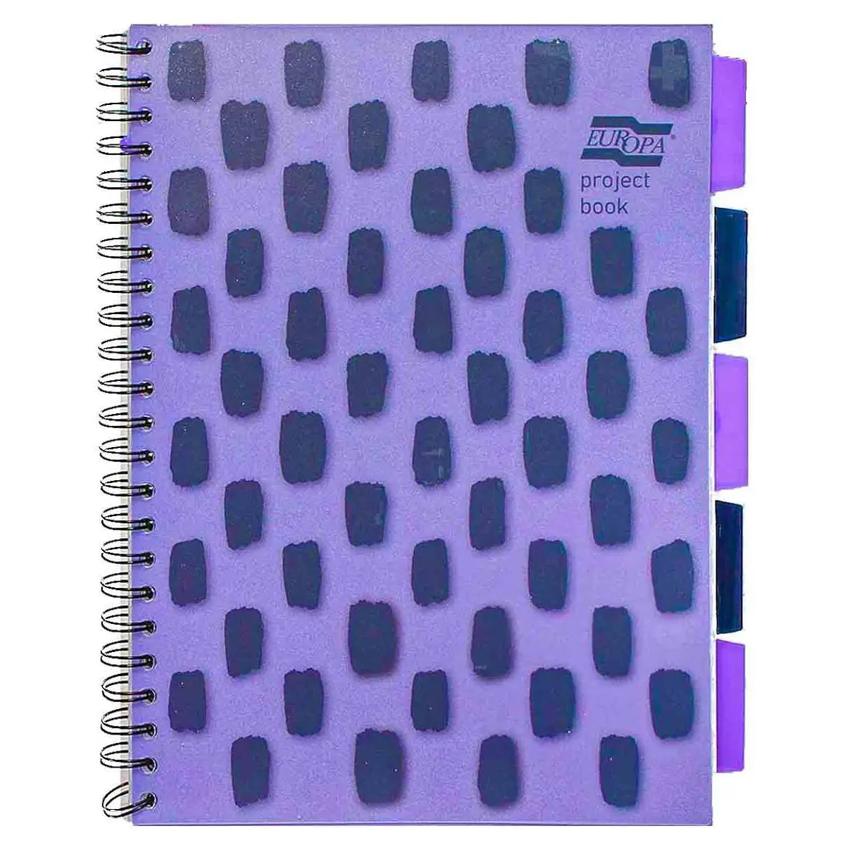 Clairefontaine Europa Splash A4 Project Book Purple 1