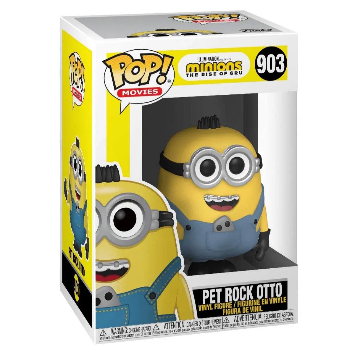Funko Pop! Movies: Minions The Rise Of Gru Pet Rock Otto Vinyl Figure #903 1