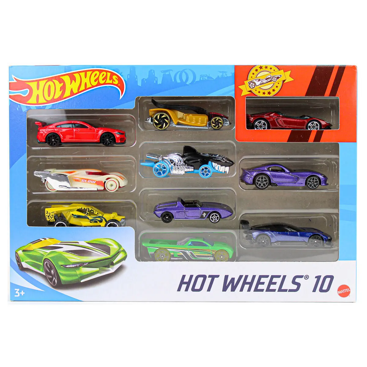 Mattel Hot Wheels 10 Car Pack (Styles Vary) 1