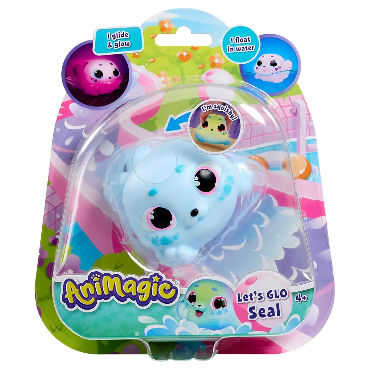 Animagic Let’S Glo Seal Blue Interactive Pet 1