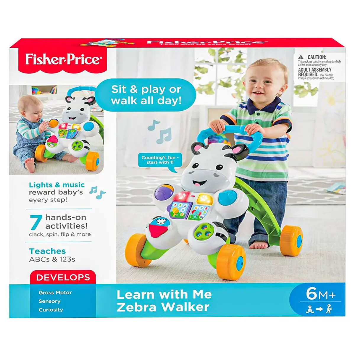 Fisher-Price Learn With Me Zebra Walker 1