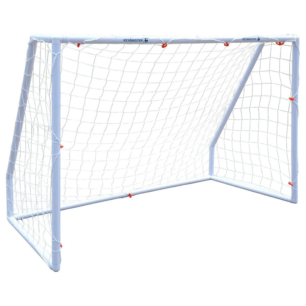 Kickmaster 6Ft Football Goal 42Mm Upvc Blue Frame 1