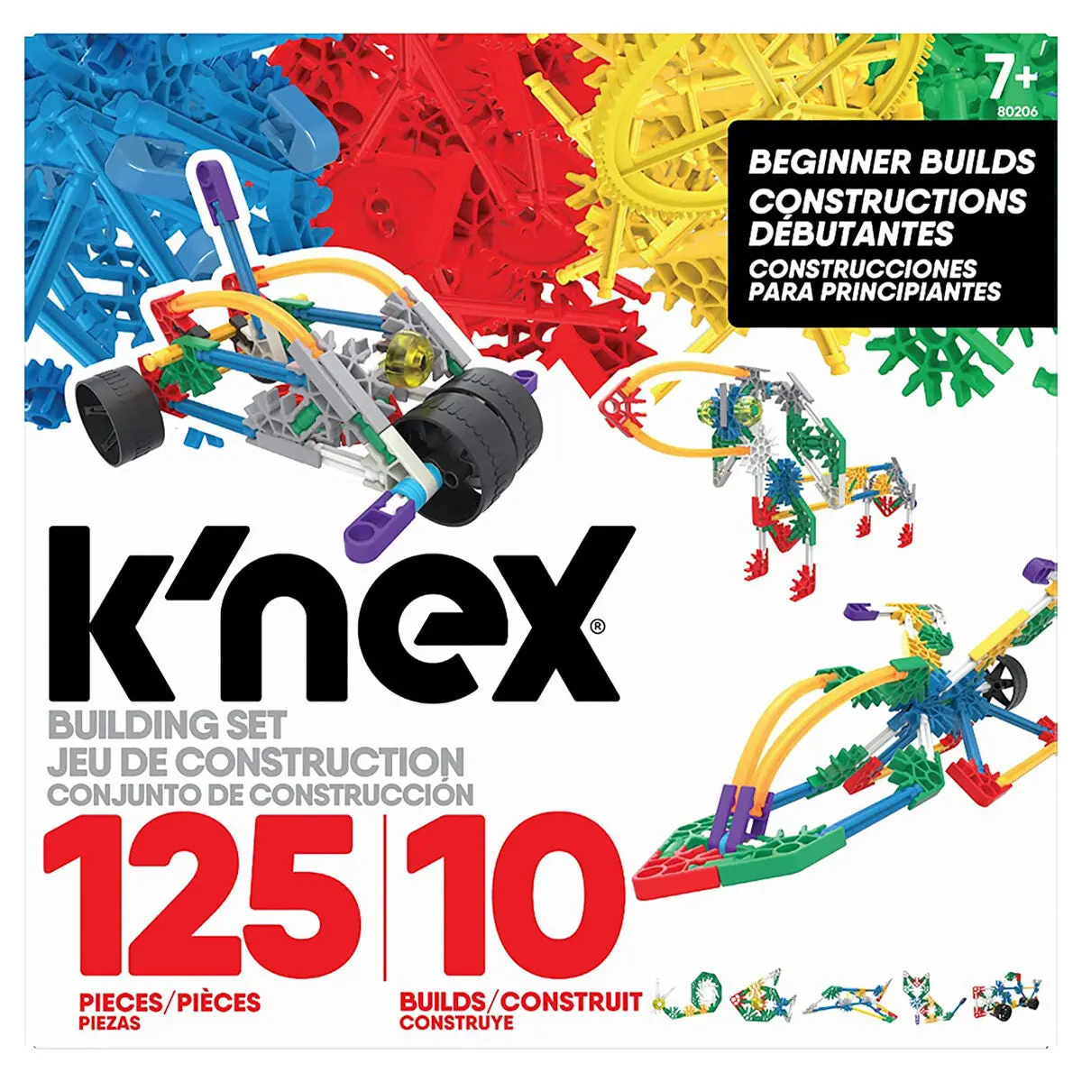 K'nex Beginner Builds 10 Model Building Set 1
