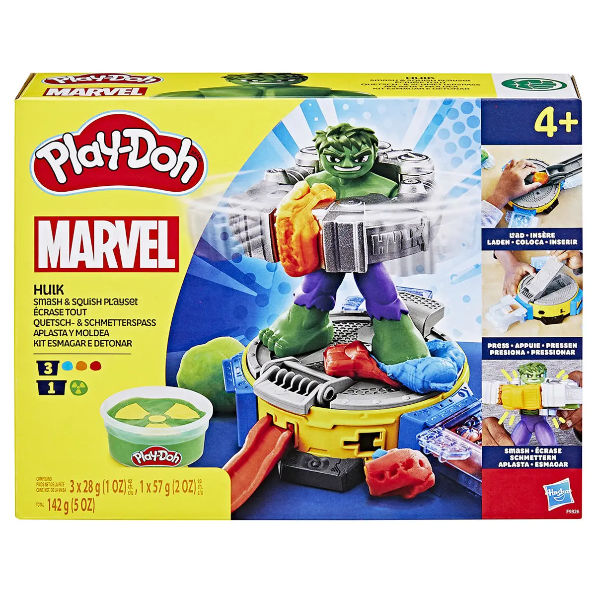 Play-Doh Marvel Hulk Smash & Squish Playset 1