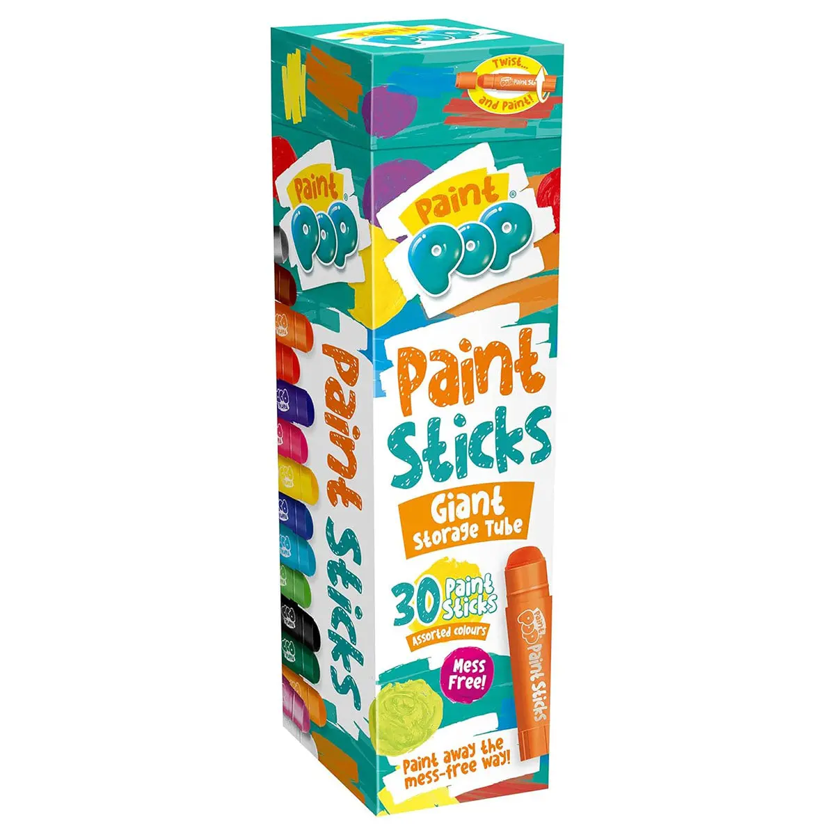 Paint Pop Paint Stick Giant Storage Tube (30 Pack) 1