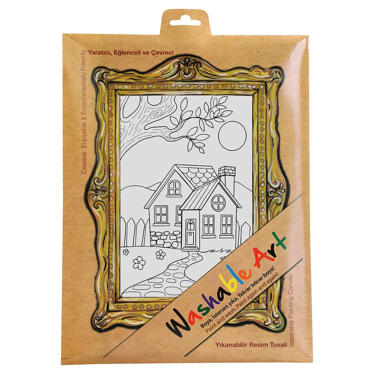 Washable Art My Sweet Home Colouring Protective Mat 1