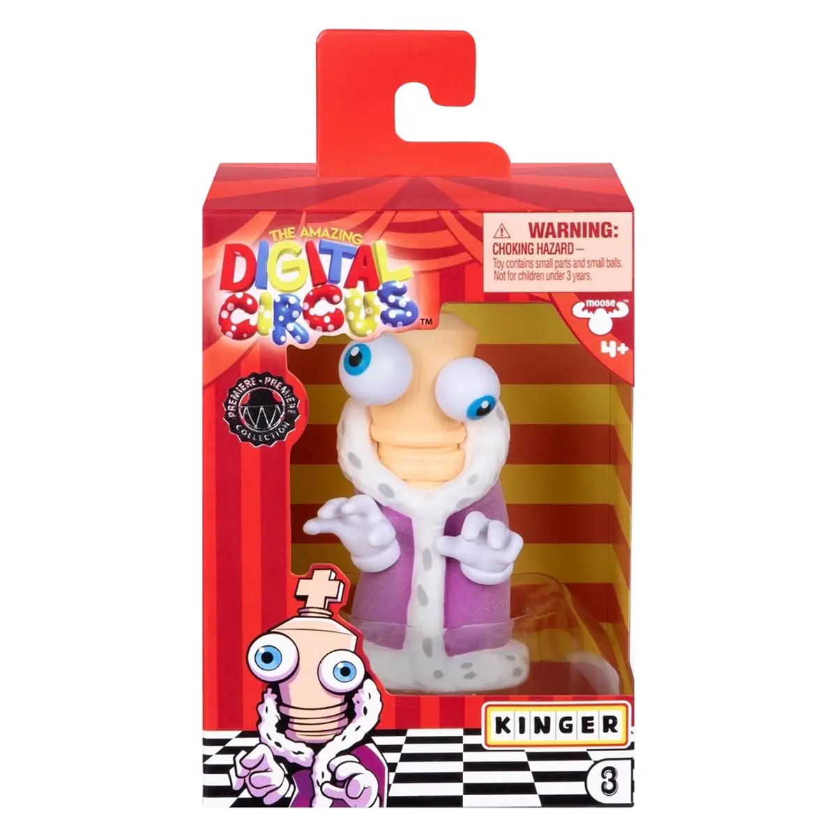 The Amazing Digital Circus Kinger 4" Vinyl Figure 1