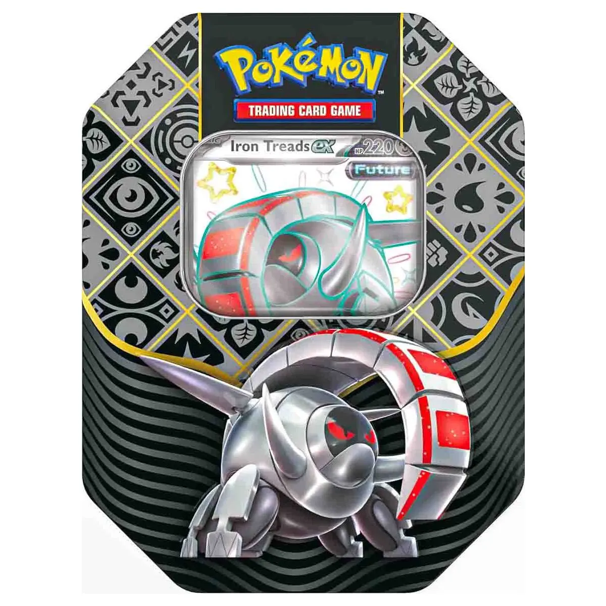 Pokémon Tcg Scarlet & Violet: Paldean Fates Iron Treads Ex Tin 1