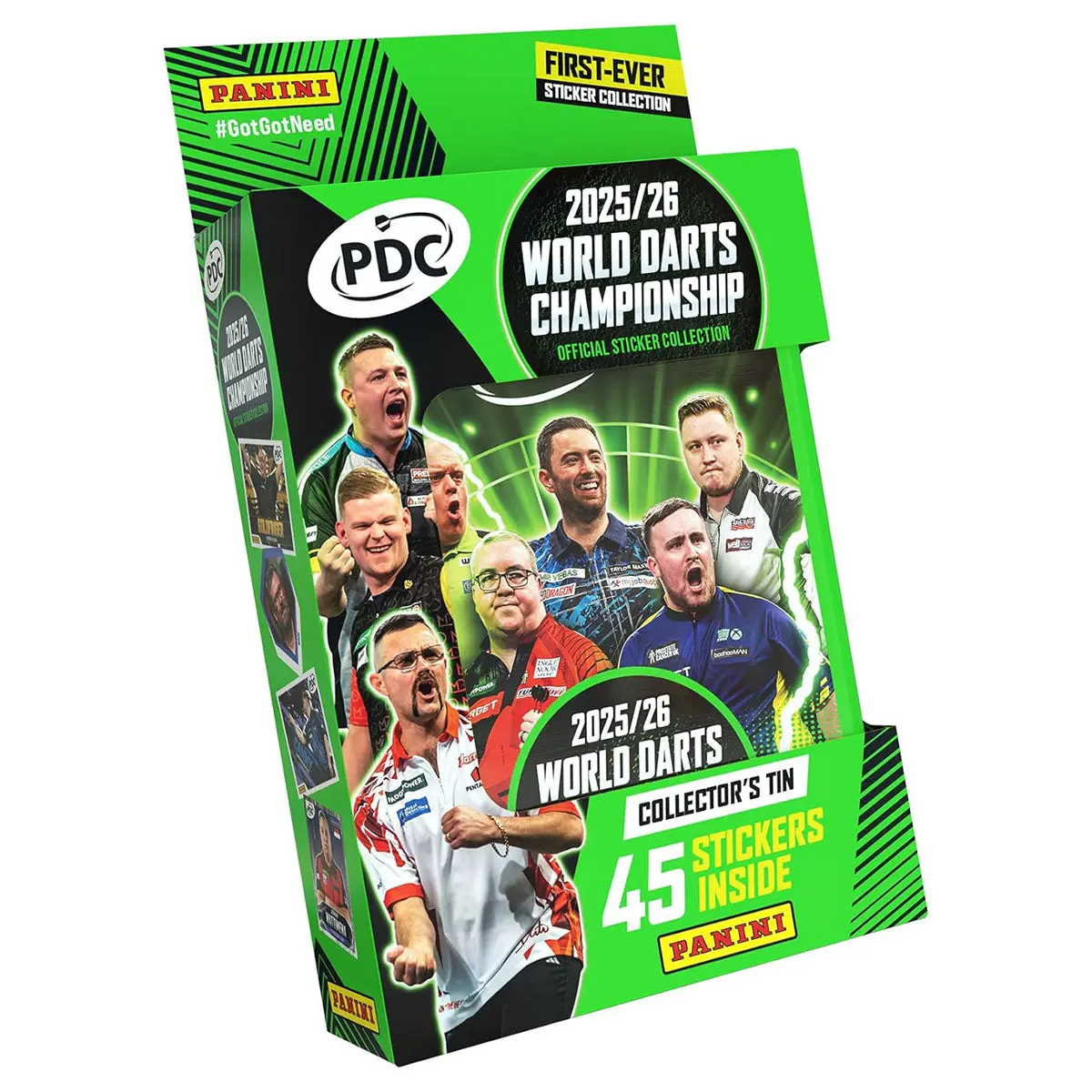 Panini Pdc 2025/26 World Darts Championship Sticker Collection Pocket Tin 1