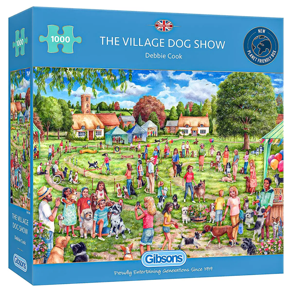 Gibsons The Village Dog Show 1000 Piece Jigsaw Puzzle 1