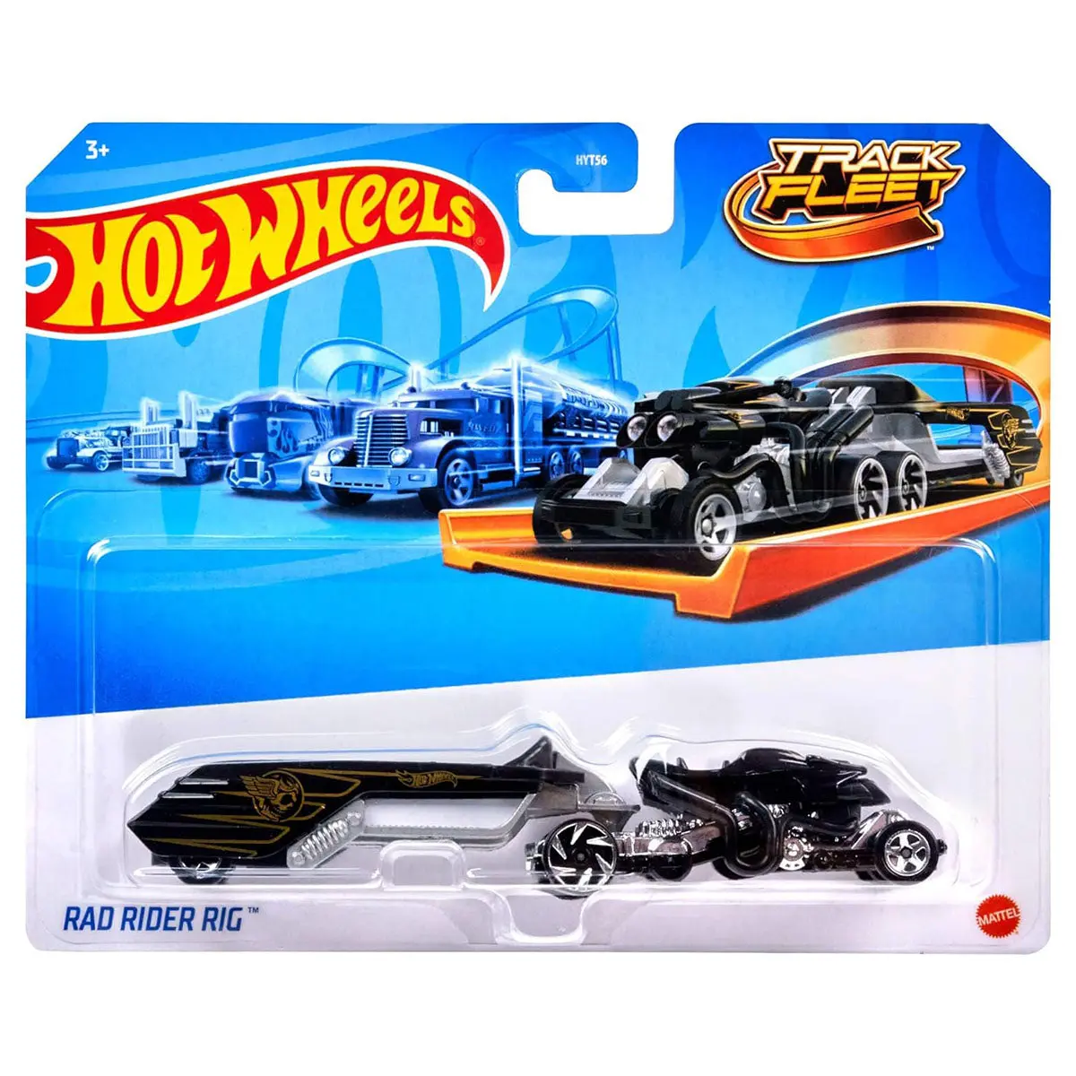 Hot Wheels Track Fleet: Rad Rider Rig 1:64 Scale Vehicle 1