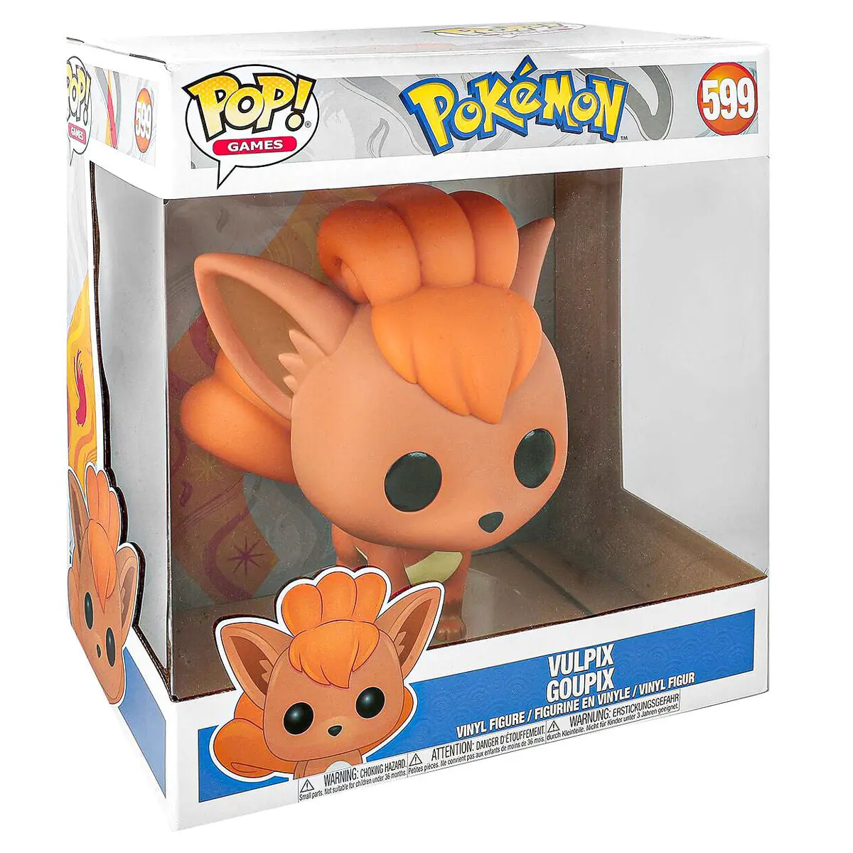 Funko Pop! Games: Pokémon Vulpix 10" Vinyl Figure #599 1