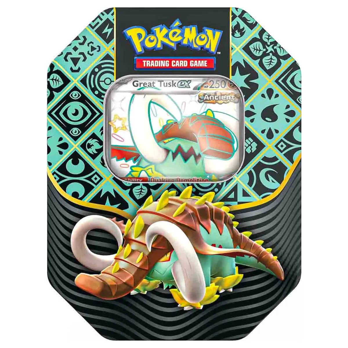 Pokémon Tcg: Scarlet & Violet 4.5: Paldean Fates Great Tusk Tin 1
