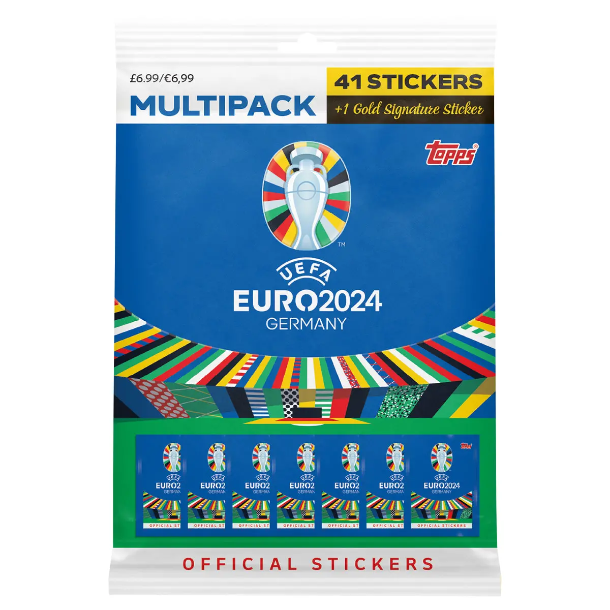 Topps Euro 2024 Official Stickers Multipack 1