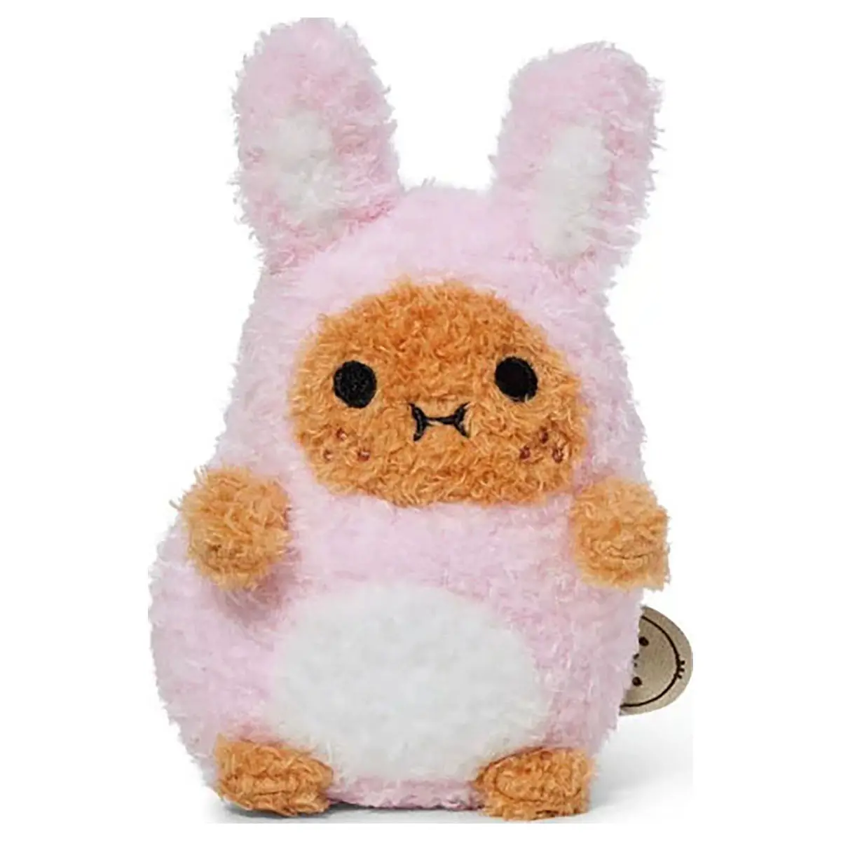 Noodle Pink Bunny Ricespud Mini Sitting Plush 1