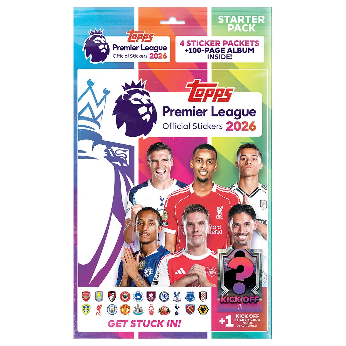 Topps Premier League 2026 Official Stickers Starter Pack 1