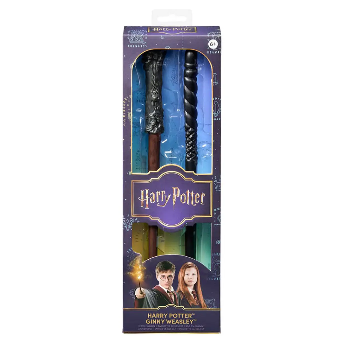 Harry Potter & Ginny Weasley 12" Wands (2 Pack) 1