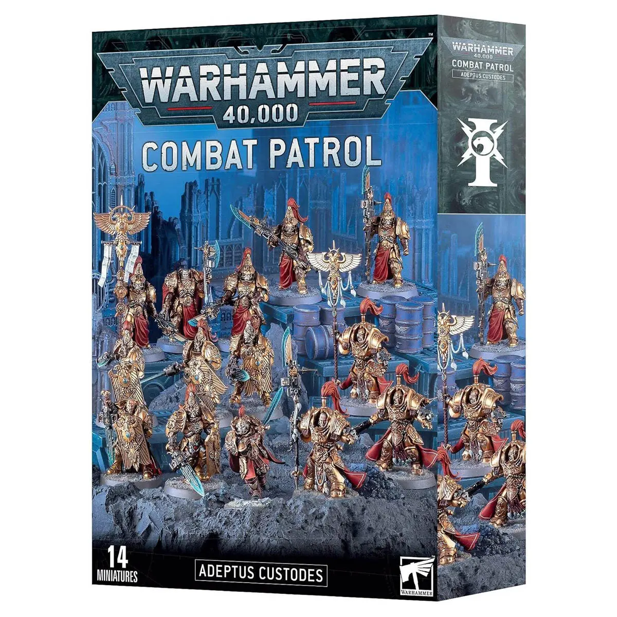 Warhammer 40,000: Combat Patrol: Adeptus Custodes Miniatures Set (2024 Edition) 1