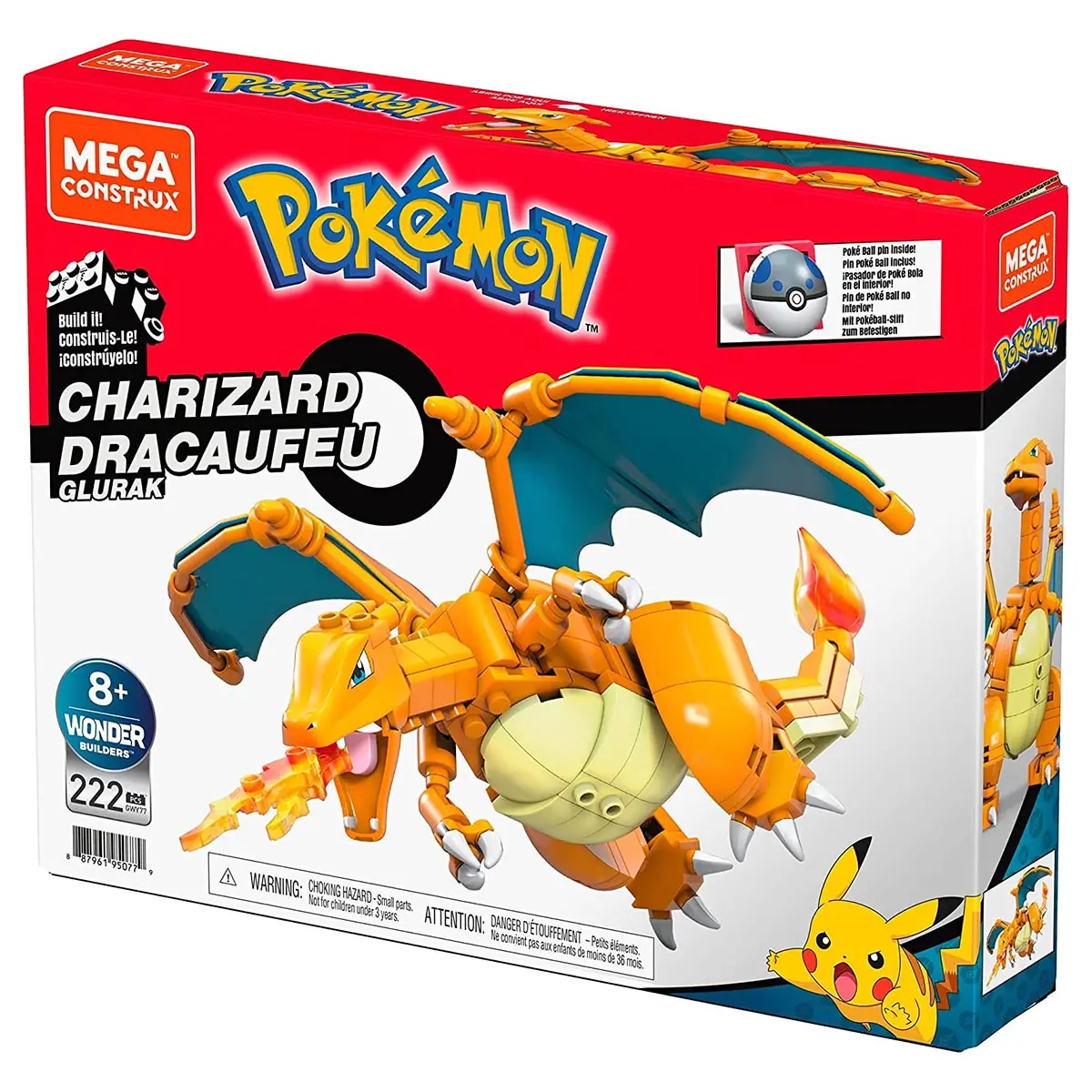 Fisher-Price Mega Construx Pokémon Charizard Building Set 1