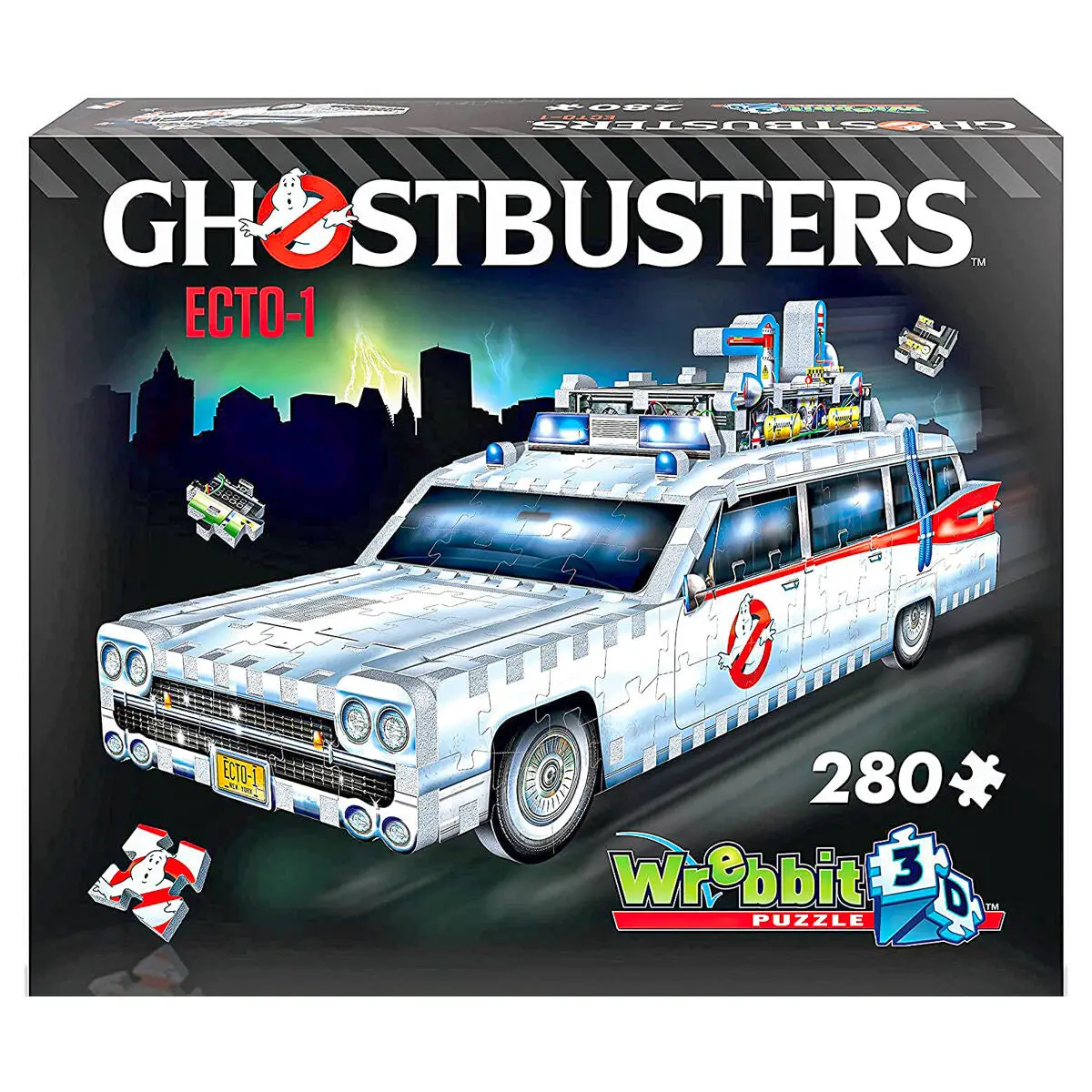 Wrebbit 3D Ghostbusters: Ecto-1 Car 280 Piece Puzzle 1